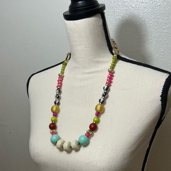 PLUNDER Colorful Beaded Necklace - Picture 1 of 8